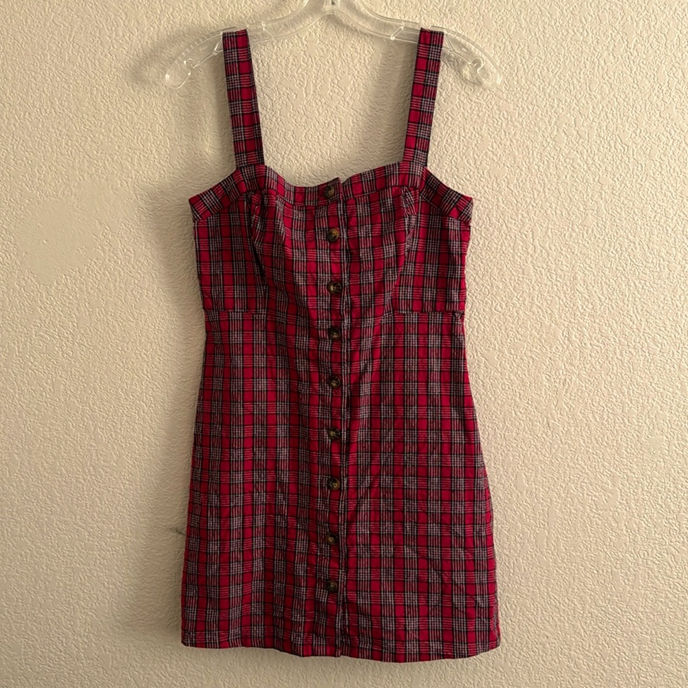 Button Front Dress - Picture 1 of 4